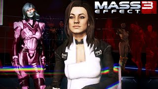 ME3 Modded Femshep almost everyone Died Paragon Playthrough Part 28 Miranda Cerberus Destruction [upl. by Simetra]