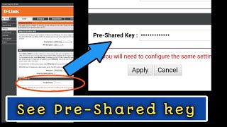 How to see Pre Shared key in Android  How to see preshared key or wifi password of a dlink router [upl. by Arehsat]