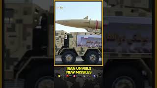 Iran parades 23 ballistic missiles unveils new drones at military parade  WION Shorts [upl. by Temple]