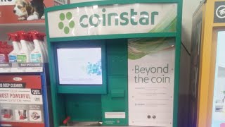 depositing coins into the coinstar machine in my local Walmart [upl. by Hertz]