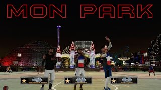 NBA 2K16 Mon Park  1 VS 1 VS 1 amp 3 Vs 3 [upl. by Shwalb]