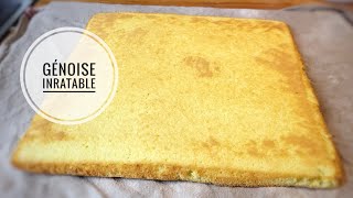 RECETTE DE GENOİSE İNRATABLE idéale pour bûches et gâteaux roulés [upl. by Riek]