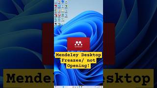 Mendeley Desktop Unable to Open Mendeley Desktop  Mendeley Desktop crashed while loading [upl. by Bergstein]