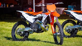 First Ride 2023 KTM 300SX Two Stroke  250125  Motocross Action Magazine [upl. by Llerdnad770]