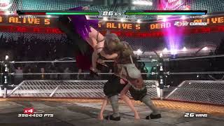 Dead Or Alive 5 Last Round Naotora and Nyotengu Tag Survival Legend [upl. by Brause93]