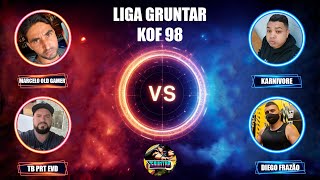 LIGA GRUNTAR KOF 98 MARCELO OLD GAMER VS KARNIVORE  TBPRT EVD VS DIEGO FRAZÃO [upl. by Lomasi578]