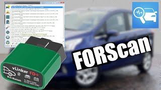 Using FORScan with the Vgate vLinker FD interface Ford diagnostic software [upl. by Khalsa]