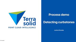 Detecting curbstones using TerraScan [upl. by Gleason]