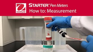 How to Measurement  OHAUS Starter 1000 Pen Meters [upl. by Kcirdef]