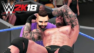 WWE 2K18 Gameplay  Randy Orton vs Jinder Mahal WWE Championship Match [upl. by Lamp]