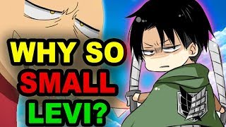 The REAL Reason Why LEVI is SMALL Attack on Titan Theory [upl. by Cirred]