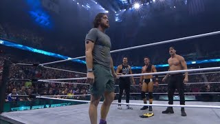 Kyle Oreilly Return amp Attacks on AEW Revolution 2024 Highlights [upl. by Marchak]