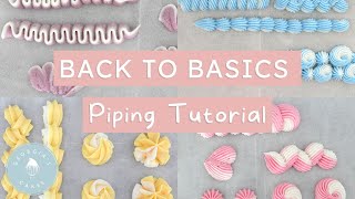 Piping Tutorial Learn How to Pipe To Perfection  Georgias Cakes [upl. by Castora278]