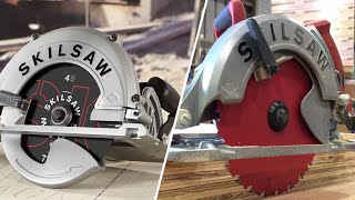 Sidewinder vs Worm Drive Circular Saws Difference Between Worm Drive and Sidewinder [upl. by Ashelman]