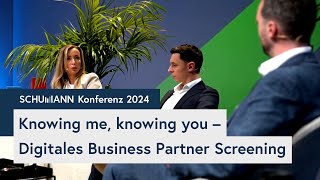 Knowing me knowing you – Digitales Business Partner Screening  SCHUMANN Konferenz 2024 [upl. by Gosser496]