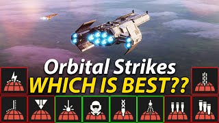 Ranking ALL 11 Orbital Stratagems Which is Best  Orbital Tier List  Helldivers 2 [upl. by Yauq126]