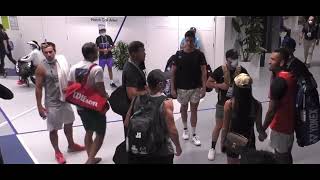 Kyrgios got threatened by No1 seed caught in locker room Australian Open AO [upl. by Aleil252]