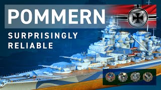 World of Warships  Pommern  Surprisingly Reliable [upl. by Berni424]