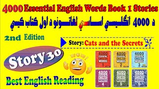 4000 Essential English Words Book 1 stories in Pashto  Story 30  Cats and the Secrets [upl. by Earahs586]