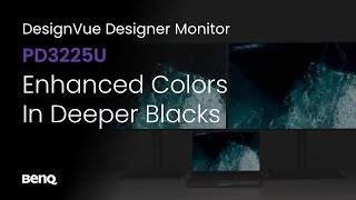 BenQ PD3225U IPS Black Monitor for MacBook Pro Designers amp Content Creators [upl. by Ati]