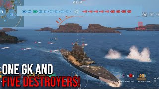 How to Dodge Torps in a BB Ft Buffed GK  World of Warships Legends [upl. by Naam]