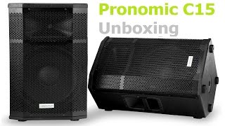 Pronomic C15  Unboxing Video [upl. by Suiremed109]