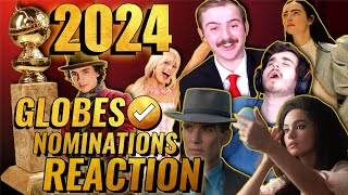 Golden Globes 2024 Nominations LIVE REACTION  Back Lot Banter [upl. by Yci]