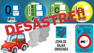 Desastre de las pegatinas de DGT y las ZBE ¿Cambios de criterio ¿Ecologia o Intereses economicos [upl. by Aidaas86]