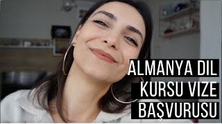 Almanyada dil kursu için vize başvuru süreci [upl. by Aivartal]