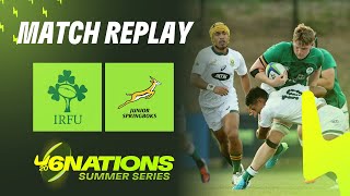 MATCH REPLAY  Ireland v South Africa  U20 Six Nations Summer Series [upl. by Lobiv480]