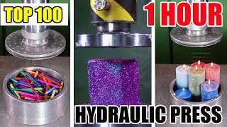 1 HOUR Of Enjoyment  Best Hydraulic Press Moments 💥Which Hydraulic Press Video is your favorite [upl. by Revart]