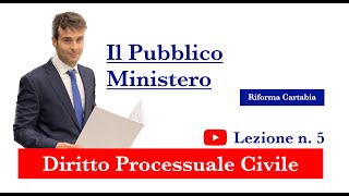 Procedura civile lezione n5 Il Pubblico Ministero [upl. by Cruce729]