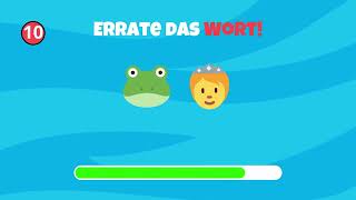 Errate das Wort anhand von Emojis 🤔💡  EmojiChallenge für helle Köpfe  2024 [upl. by Ardnosak]