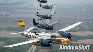 A26TBM Avengers Air to Air Photo Flight  TBM Avenger Gathering 2018 [upl. by Barde]