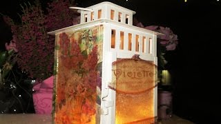 DIY Decoupage Ikea Lantern w Rice Paper [upl. by Tracy]