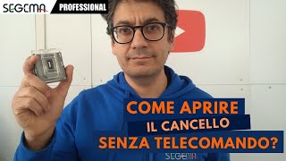 Come aprire il cancello senza il telecomando [upl. by Morgana304]