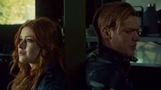 Shadowhunters 2x20 Jace and Clary Gets Betrayed and Trapped and Talks about Malec Scene [upl. by Sneve]