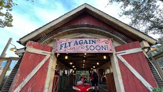 The Barnstormer FULL RIDE  Magic Kingdom Park  Disney World Florida [upl. by Gerrard223]