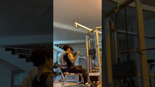 DAY 31100  Back workout in hostel gym  NIT Agartala [upl. by Treblah807]