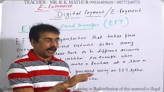 Electronic Fund Transfer EFT  Digital Payment  Ecommerce  Mathur Sir Classes [upl. by Jeavons]