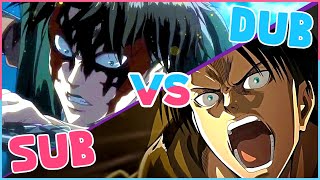 Levi Ackerman  NORMIES DECIDE Sub vs Dub [upl. by Malvina]