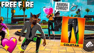 PROCURANDO INTERESSEIRAS COM A NOVA CALÇA ANGELICAL VERDE NO FREE FIRE [upl. by Eimmat]