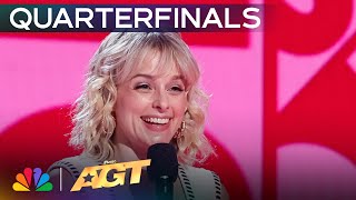 Comedian Erica Rhodes Teaches Us Friend Zoning 101  Quarterfinals  AGT 2024 [upl. by Kara-Lynn]