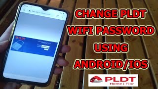 How To Change PLDT WiFi Password Using AndroidIOS Phone 2020 [upl. by Cloots]