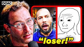 Simon Sinek’s BRUTALLY Honest Opinion On Andrew Tate amp The Exploitation of Lonely Men [upl. by Barkley]