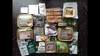 MASSIVE MRE 5000 cal 2 Kilo 2017 RUSSIAN MOUNTAIN RATION part 1 [upl. by Wendeline]