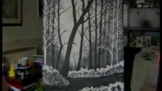 Bob Ross  Joy of PaintingTimelapse my attempt [upl. by Niveb253]