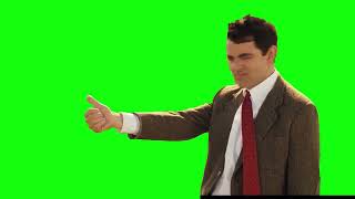 Mr Bean Waiting for bike Meme Green Screen [upl. by Ardnuasac]