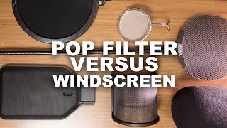 Pop Filter vs Windscreen Which Should You Buy FAQ Series [upl. by Iglesias]