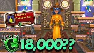 Wizard101 UNLOCKING THE 7th CHARACTER SLOT [upl. by Josiah591]